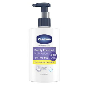 Vaseline(���@�Z����)�f�B�[�v���[�G�����b�`�h �{�f�B���[�V���� �t���[�������x���_�[�̍��� 300ml ���ێ��E����t���{�f�B���[�V����