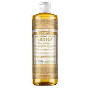 ドクターブロナー マジックソープ SA(サンダルウッドジャスミン) 473ml 白檀とジャスミンのウッディで優雅な香り 植物オイル マルチオーガニックソープ