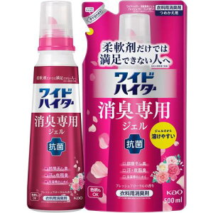 まとめ買いワイドハイター 消臭専用ジェル フレッシュフローラルの香り 本体570ml+詰替え用500ml