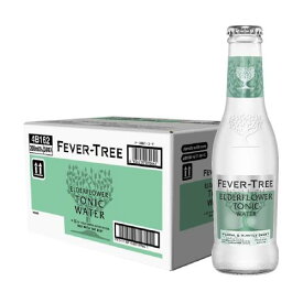 植物由来の成分を使用したイギリスのプレミアムミキサー Fever-Tree(フィーバーツリー) エルダーフラワートニックウォーター 200ml×24本