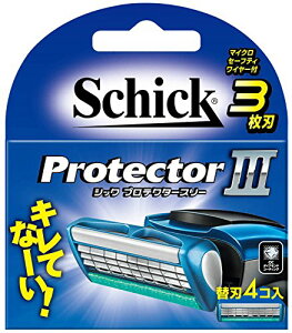 シック Schick プロテクタースリー 3枚刃 替刃 (4コ入)