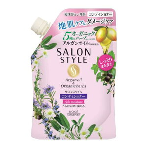 Kose SALON STYLE(�T�����X�^�C��) �R���f�B�V���i�[ ���b�`���C�X�`���A �A���K���I�C���I�[�K�j�b�N�n�[�u �߂����p 360mL