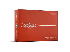 TITLEIST(�^�C�g���X�g) �S���t�{�[��26 VELOCITY ORANGE DZ