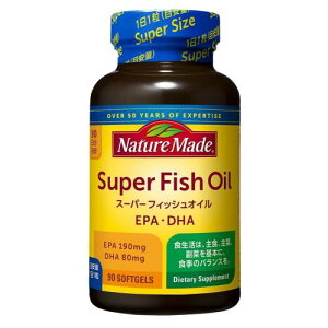 NATUREMADE(�l�C�`���[���C�h) ��ː��� �X�[�p�[�t�B�b�V���I�C��(EPA/DHA) 90�� 90����
