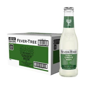 植物由来の成分を使用したイギリスのプレミアムミキサー Fever-Tree(フィーバーツリー) プレミアムジンジャービア 200ml×24本