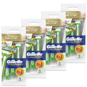 Gillette �W���b�g �J�X�^���v���~�A�� �W�F���V�[���h �E��� �g���̂ăJ�~�\�� �j���p 12�{