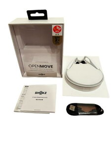 Aftershokz OpenMove ���`�� ���C�����X �C���z�� �A�t�^�[�V���b�N�X Bluetooth �}�C�N�t�� �u���[�g�D�[�X �X�|�[�c �h�� �h�o IP55 (Alpine White)