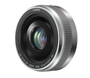 �p�i�\�j�b�N(Panasonic) �P�œ_�����Y �}�C�N���t�H�[�T�[�Y�p ���~�b�N�X G 20mm/F1.7 II ASPH. �V���o�[ H-H020A-S