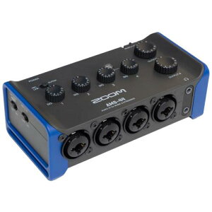 ZOOM(�Y�[��) AMS-44 �I�[�f�B�I�C���^�[�t�F�[�X 4IN/4OUT �d�r�쓮