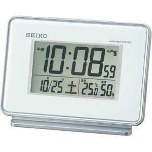 �Z�C�R�[�N���b�N(Seiko Clock) �Z�C�R�[ �N���b�N �ڊo�܂����v �d�g �f�W�^�� 2�`�����l�� �A���[�� �J�����_�[ ���x ���x �\�� �� SQ767W SEIKO