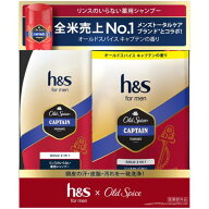 hs for men ゴールド2in1 リンスインシャンプー ポンプ+詰替セット 350g+300g オールドスパイス キャプテ…