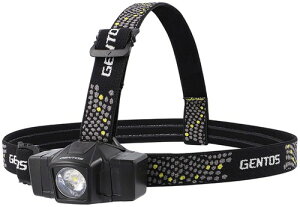 GENTOS(�W�F���g�X) LED �w�b�h���C�g USB �[�d��/�P3�d�r ���邳90-600���[����/���p�_��4-7.5���� GD�V���[�Y GD-101H/GD-102D/GD-180H �o�R �ނ�