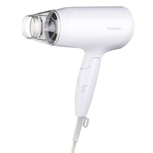 �e�X�R�� (TESCOM) �h���C���[ �}�C�i�X�C�I�� �y�� �܂肽���� �≷�� ���N�����v���O 1.7m �z���C�g TD260B-W