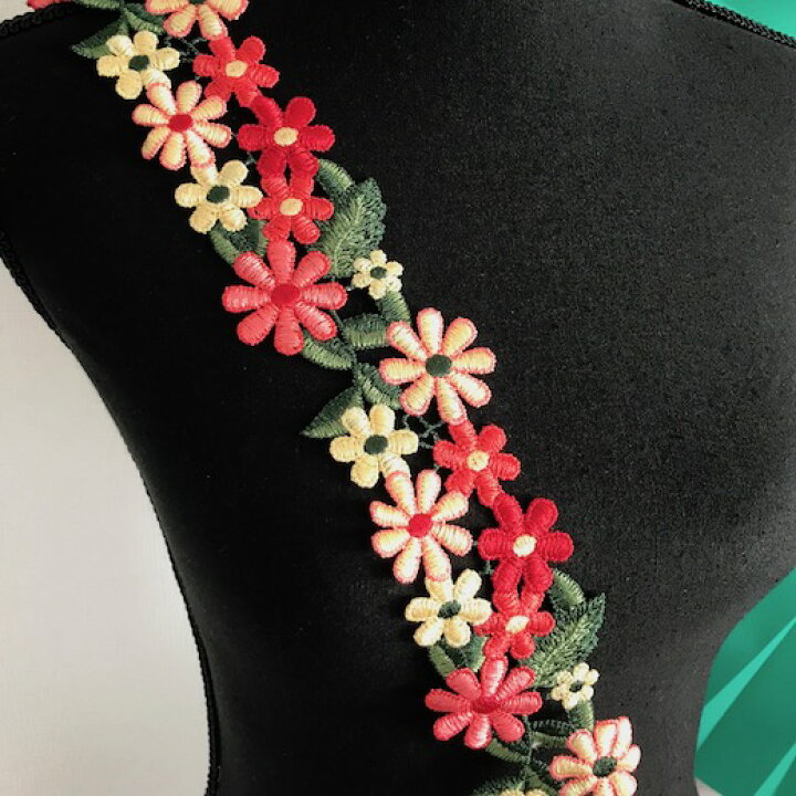 楽天市場 レース リボン 手芸 花模様 花柄 花レース 素材 装飾 材料 衣装 服飾 ハンドメイド レオタード ダンス衣装 新体操 Elisabeth Smile Craft Shop