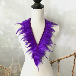 フェザー ブレード フェザーテープ フリンジ パープル 装飾 衣装 ハンドメイド レオタード バトントワリング 男子レオタード 衣装作り ブレード紫 手作り 飾り 素材 装飾 材料