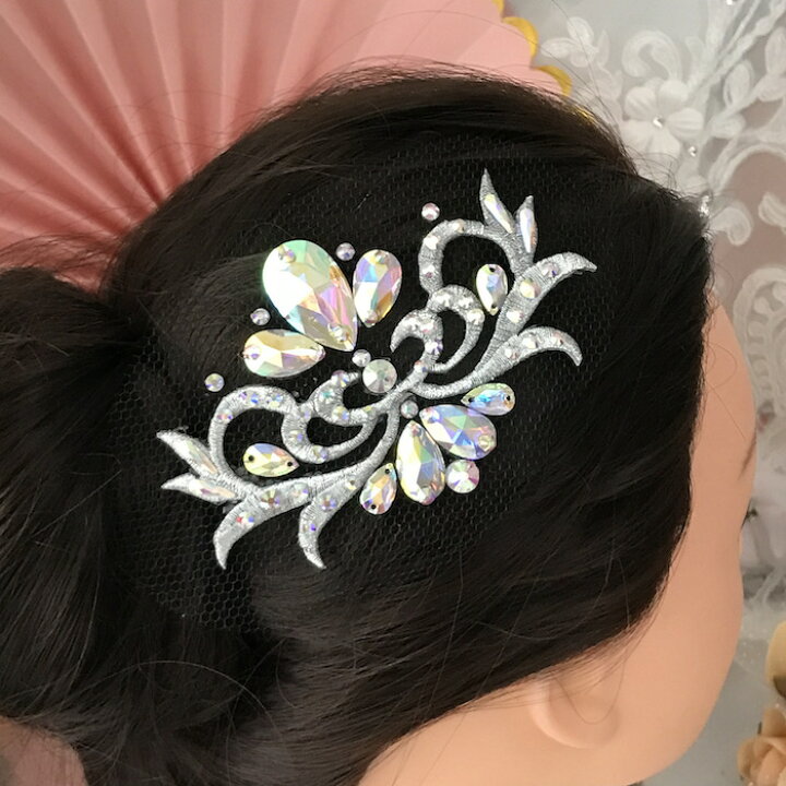 楽天市場】社交ダンス 競技ダンス ヘアアクセサリー 髪飾り ヘア飾り 