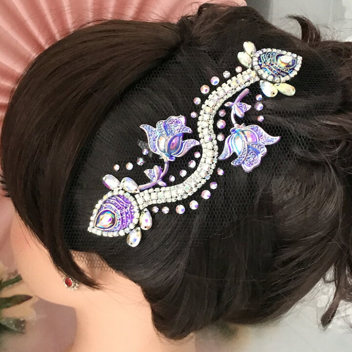 楽天市場】社交ダンス 競技ダンス ヘアアクセサリー 髪飾り ヘア飾り 
