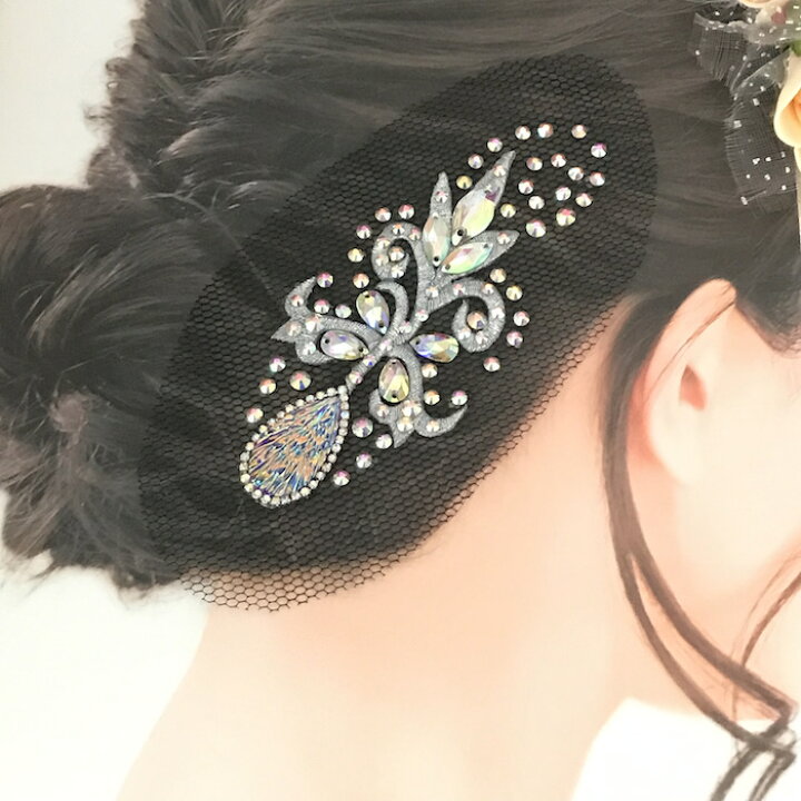 楽天市場】社交ダンス 競技ダンス ヘアアクセサリー 髪飾り ヘア飾り 