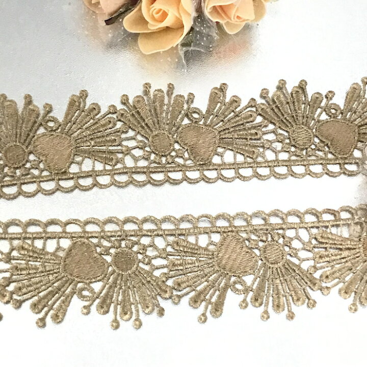 市場 レース 素材 花模様 手芸 材料 トーションレース 花柄 衣装 花レース チュチュレース リボン 服飾 装飾 ケミカルレース バレエ衣装