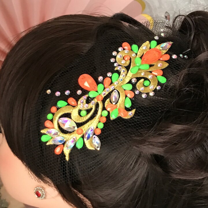 楽天市場】社交ダンス 競技ダンス ヘアアクセサリー 髪飾り ヘア飾り 