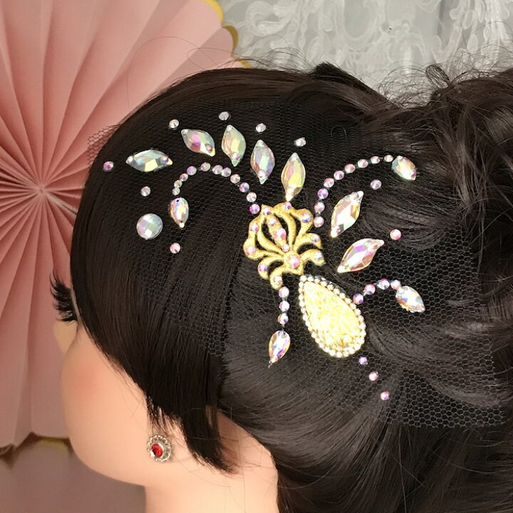 楽天市場】社交ダンス 競技ダンス ヘアアクセサリー 髪飾り ヘア飾り 