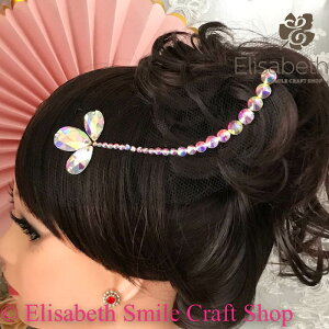 社交ダンス 競技ダンス ヘアアクセサリー 髪飾り ヘア飾り ラテンドレス 舞台衣装 ステージ衣装 ダンス衣装 フィギア衣装 ジュエリー アクセサリー オーナメント ネット ヘッドピース ヘッ