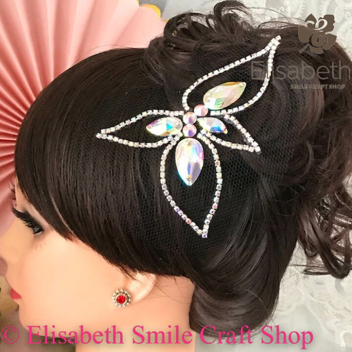 楽天市場】社交ダンス 競技ダンス ヘアアクセサリー 髪飾り ヘア飾り 