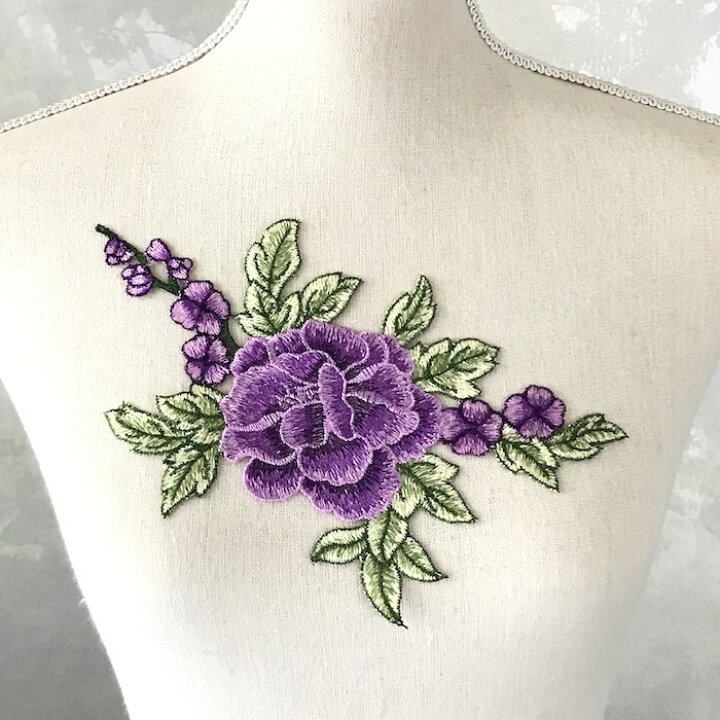 楽天市場】バラ 刺繍 モチーフ セット ハンドメイド レオタード 衣装 