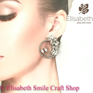 ラインストーン ピアス 衣装 イヤリング アクセサリー デザインピアス 社交ダンス ベリーダンス レディース ジュエリー ブライダル パーティー ドレスアップ 舞台衣装 ステージ衣装 ダンス