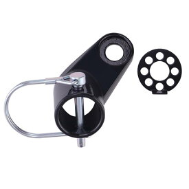 自転車トレーラーヒッチ カプラーアダプター スチール素材 マウントパーツ セキュリティピン付き 工具不要設置 実用的デザイン サイクルトレーラー 子供犬牽引に適用