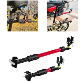 自転車トレーラーコネクティングロッド 自転車トレーラーカプラー 多機能 360°回転 アタッチメント 交換用アクセサリー アウトドアスポーツ 頑丈