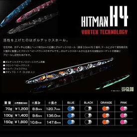 THE HITMAN LURESH4 150gヒットマンちゃんねるタチウオ　ジギング　大阪湾ヒットマン66　太刀魚