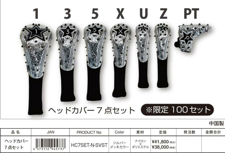 楽天市場】エリートグリップ メッキヘッドカバーゴルフ PUTTER COVER 