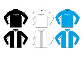ROUGH WATER 長袖モックネックシャツ　シンプルデザインカラー3色 ゴルフウェア アパレル