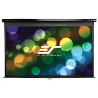 エリートスクリーン プロジェクタースクリーン マニュアル 150インチ 4:3 マックスホワイト素材 ブラック…