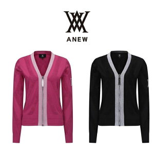 Aj[ St rbOS C^VAWbvAbvJ[fBK ANEW BIG LOGO INTARSIA ZIP-UP CARDIGAN  AGEFWKC02