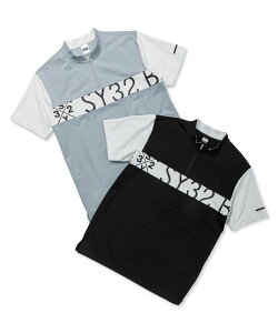 SY32 WbvAbv| n[tWbv bNlbN z Xgb` BLOCK INLAY PANEL ZIP MOCK St  SYG-23S29