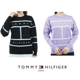 トミーヒルフィガー フラッグロゴ クルーネックニット フラッグデザイン ゴルフ ウェア TommyHilfiger 2022年秋冬モデル 送料無料 あす楽 あすつく