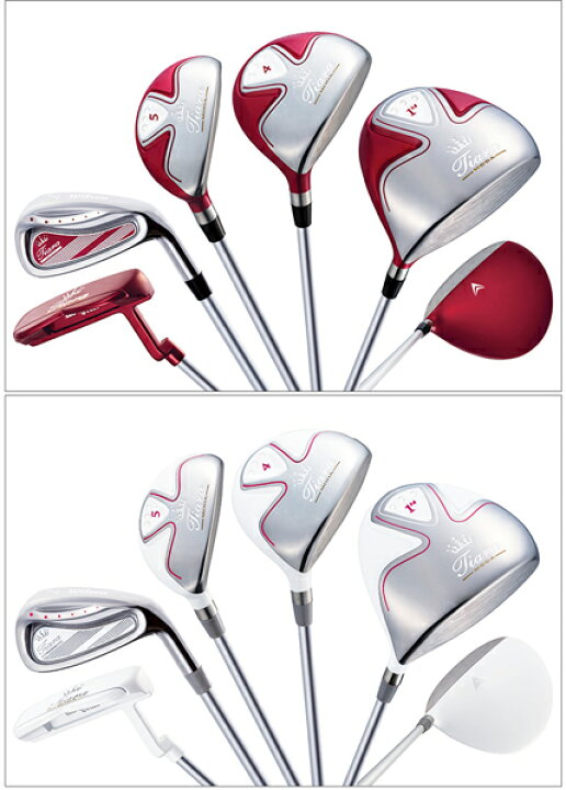 楽天市場】Wilson TIARA MODA 8set レディース クラブセット 8本セット  