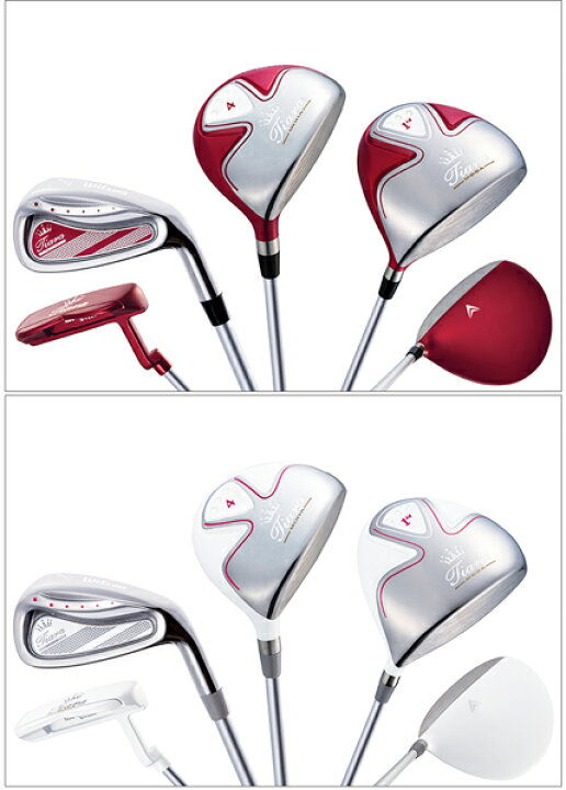楽天市場】Wilson TIARA MODA 6set レディース クラブセット 6本セット 