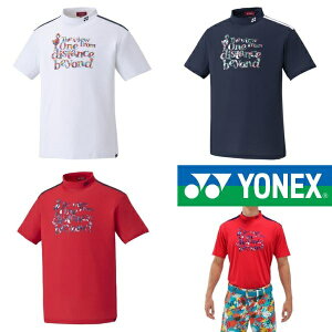 特価品 返品交換不可 ヨネックス メンズ ハイネックシャツ 半袖 ゴルフ YONEX GWS1177 ベリークール UPF50 吸汗速乾 制電 パワースリーブ180 送料無料