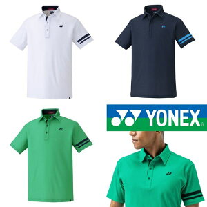 特価品 返品交換不可 ヨネックス メンズ シャツ 半袖 ゴルフ ウェア YONEX GWS1180 送料無料 ベリークール 制電 パワースリーブ180 日本製