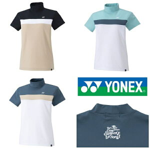 特価品 返品交換不可 YONEX レディース ハイネックシャツ ゴルフ ウェア ヨネックス GWF5115 ベリークール 汗染み抑制 UPF50+ 吸汗速乾 制電 送料無料 日本製