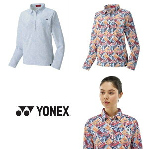 YONEX レディース 長袖 シャツ ゴルフ ウェア ヨネックス GWF5562 UVカット 吸汗速乾 制電 送料無料 日本製