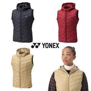 YONEX ウィメンズ 中綿ベスト ゴルフ ヨネックス GWF9760 撥水 ストレッチ 制電 収納袋付 カイロポケット付 防風 軽量 ヒートカプセル 送料無料