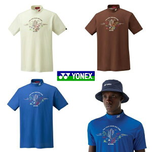 ヨネックス メンズ ハイネックシャツ 半袖 ゴルフ ドライマッハ エアリリース ベリークール UVカット 吸汗速乾 制電 パワースリーブ180 YONEX GWS1187 送料無料