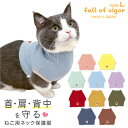 皮膚病 舐め対策 傷舐め かきむしり 皮膚炎 【送料込】 猫用 ネック 皮膚保護 スキンウエア（R） 猫 服 過剰グルーミング 高齢 シニア 舐め壊し 夏 春 秋 冬 首 ひっかき 動物病院 獣医師 キャットウェア