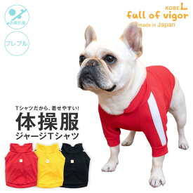 紫外線対策 UV対策 アウトドア 【送料込】 フレブル用 ドッグプレイ(R) 体操服 ジャージ Tシャツ 体温調整 温度調整 フレブル 服 夏 春 秋 冬抗菌 防臭 UVカット 紫外線対策 速乾性 遊び着 スポーツ犬の服 猫の服 ロンパース