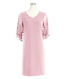 パーティードレス 結婚式 ワンピース ドレス パーティドレス ミニドレス フォーマル ミディアム 二次会 演奏会 謝恩会 同窓会 女子会 ケープ レース ブルーグリーン ブラウン グレー 灰 ピンク