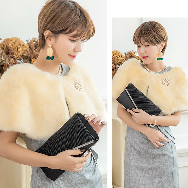 楽天市場 クーポン利用で1758円 パーティーバッグ Party Bag パーティバッグ フォーマル バッグ クラッチバッグ ハンドバッグ ショルダー バッグ 披露宴 結婚式 ドレス 演奏会 二次会 成人式 同窓会 女子会 レディース チェーン付き 3way ベージュ ブラック 黒